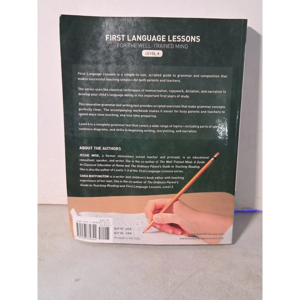 First Language Lessons for the Well-Trained Mind, Level 4 - Paperback - GOOD
